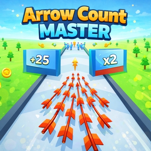 Ultimativer Pfeil-Zählmeister: Mathe-Lauf-Herausforderung (Ultimate Arrow Count Master) - Teste deinen Verstand im schnellen Lauf!
