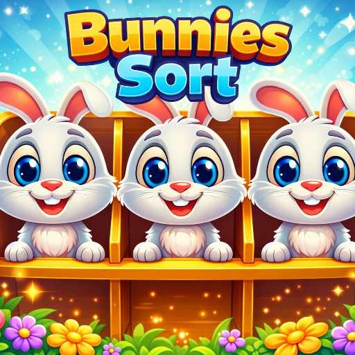 超级兔子大分类 (Super Bunny Sort) - 挑战你的色彩逻辑极限！