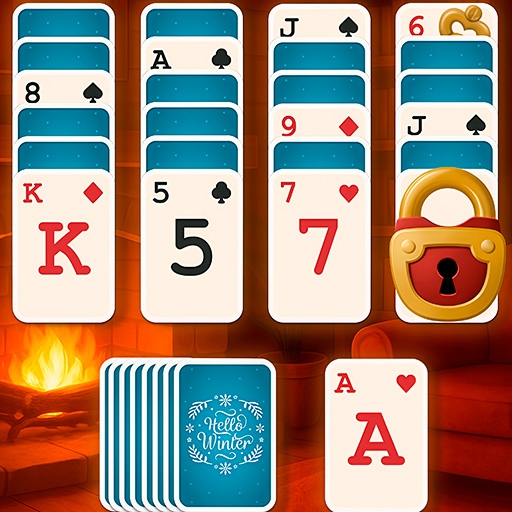 Cozy Fireside Solitaire: Relaxing Card Puzzle