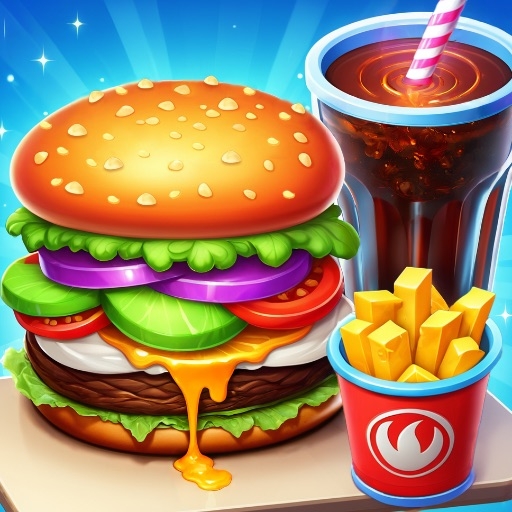 Delicious Burger Cafe: Fun Cooking Games For Kids