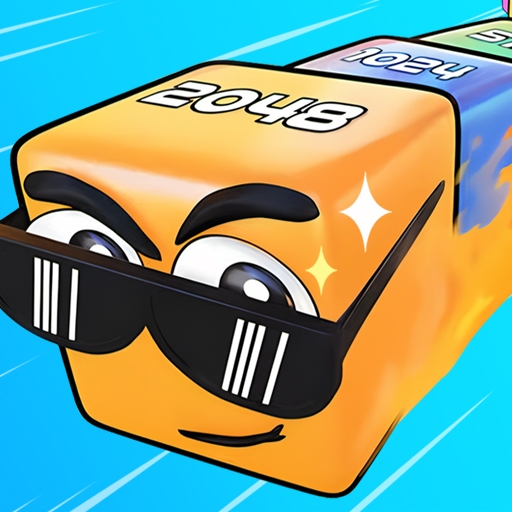 Fusion de Cubes Épiques : Bataille 2048.io (Epic Cube Merge: 2048.io Battle) - Défie tes amis dans une course de nombres !