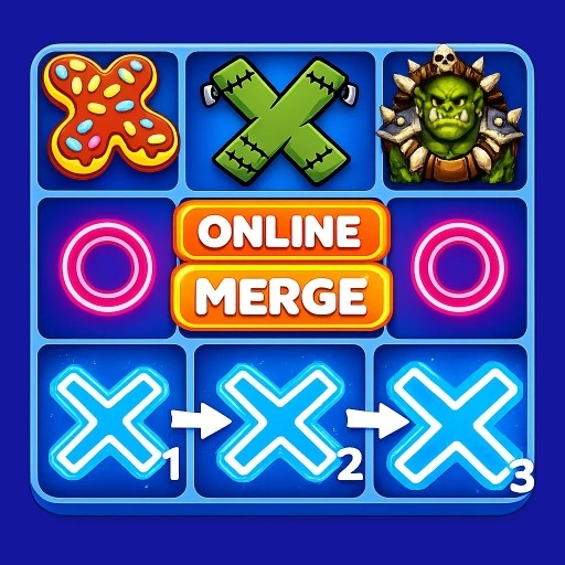 Epic Tic Tac Toe Merge: Strategic Puzzle Battle