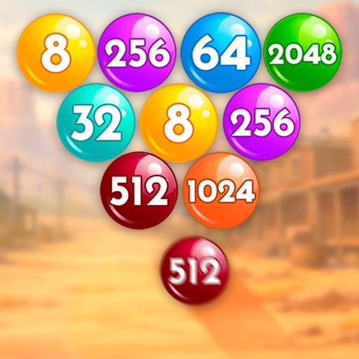 Exciting Number Bubble Shooter: Wild West Challenge