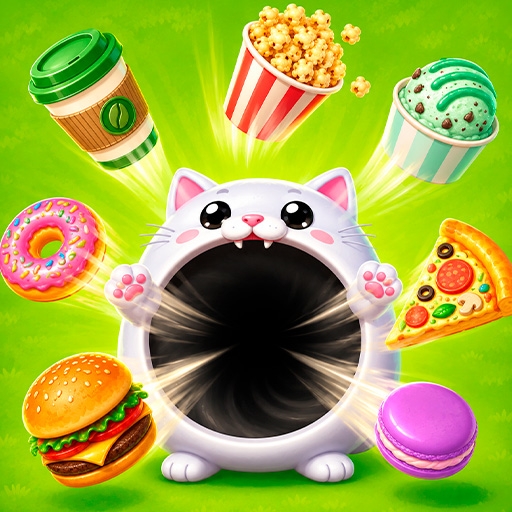 Super Hole Puzzle: Hungry Cat Adventure