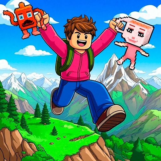 史詩高山跳躍：腦筋急轉彎大冒險 (Epic Mountain Jump: Brainrot Rescue Adventure) - 挑戰你的極限反應神經！