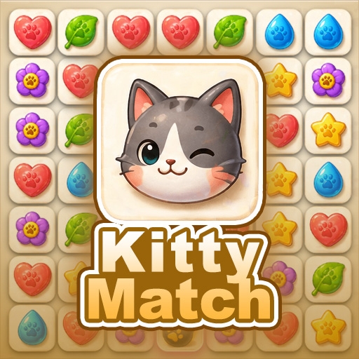 Super Kitty Match 3: Colorful Puzzle Adventure