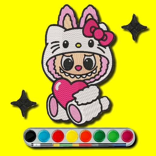 Magical Labubu Coloring Adventure: Creative Fun