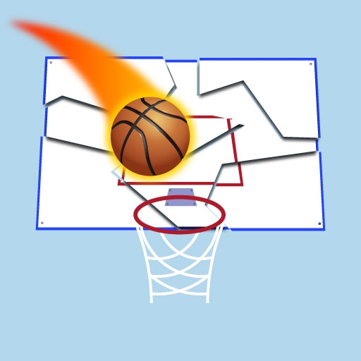 Smash Basketball Damage : Arcade Infini (Smash Basketball Damage) - Défie la gravité avec des tirs enflammés !