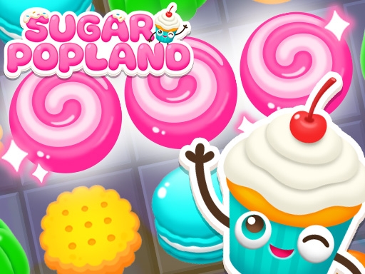 Delicious SUGAR POP LAND: Match 3 Puzzle Fun