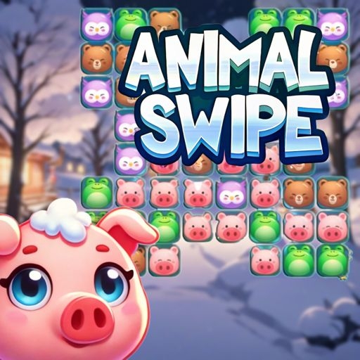 Super Animal Swipe: Match & Clear Puzzle