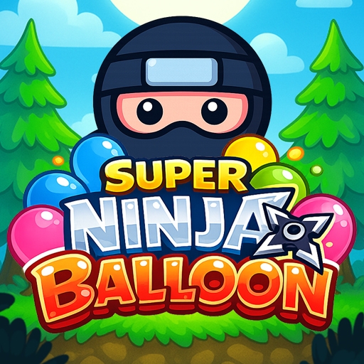 マスター忍者シュリケン：バルーンポップパズル (Master Ninja Shuriken: Balloon Pop Puzzle) - 指先の連続アクションで脳を刺激！