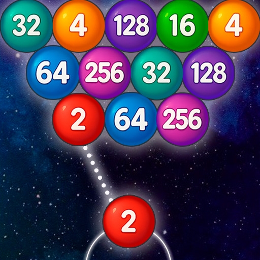 Super Bubble de Números: Fusão Divertida (Super Number Bubble Shooter: Merge Puzzle Fun) - Desafie sua mira e fusão!
