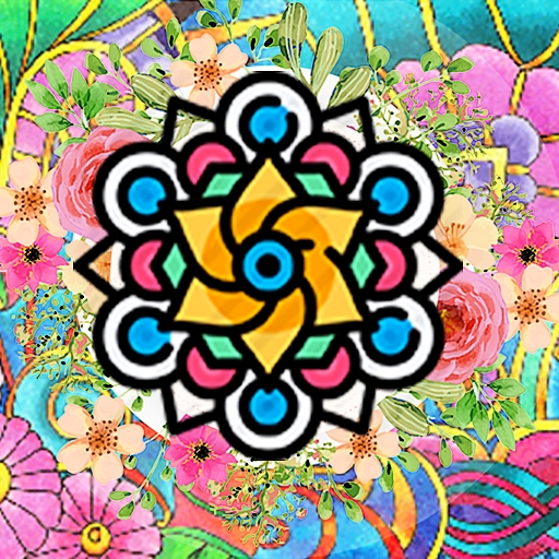 Vibrant Love Colors: Artistic Coloring Fun